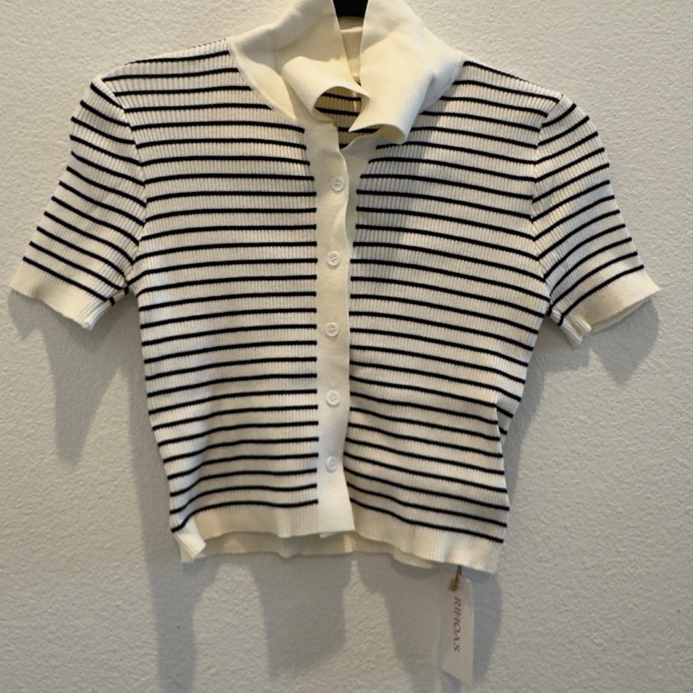 Striped Black and White Kids Shirt